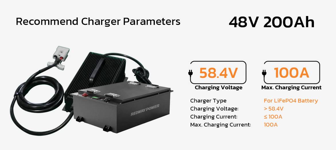 48v 200ah lithium battery charger