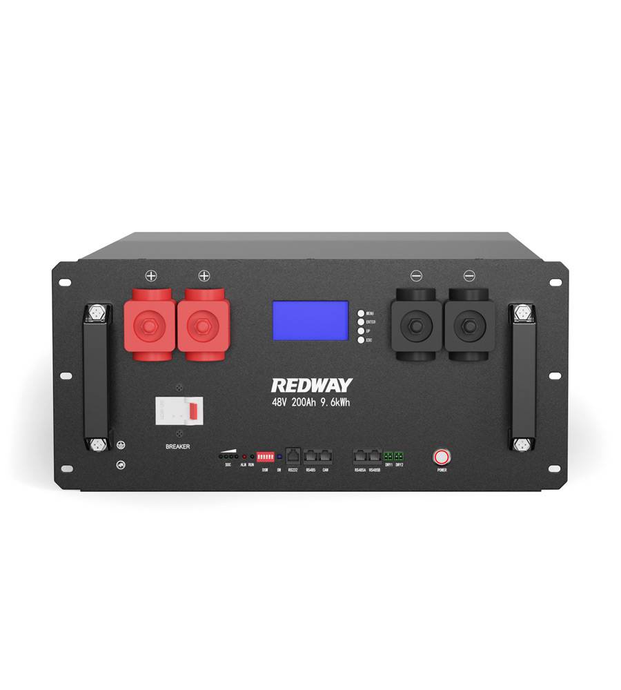 48V 200ah Rack-mounted Lithium Battery Module 5U front side