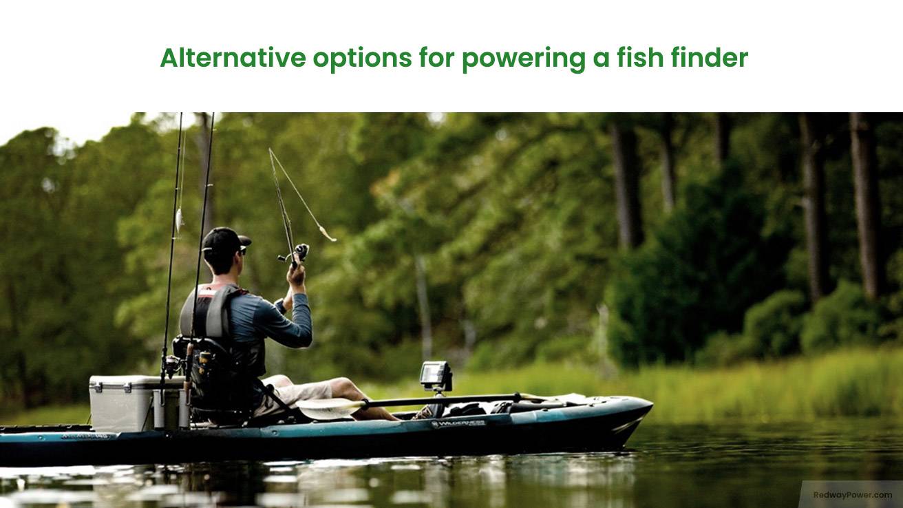 Alternative options for powering a fish finder