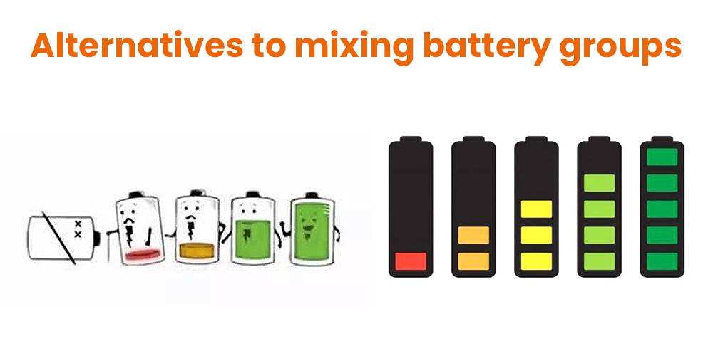 Alternatives to mixing battery groups