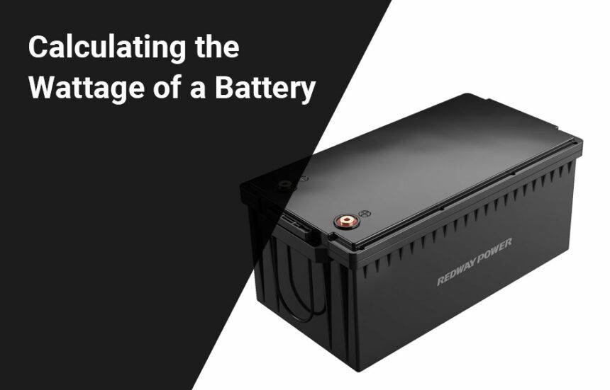 How many watts can a 12V 100Ah battery produce?