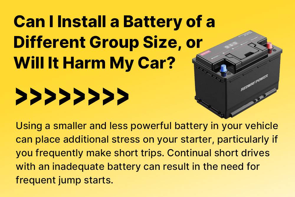Can I Install a Battery of a Different Group Size, or Will It Harm My Car? BCI Battery Group Size Chart (Group 24, 27, 31