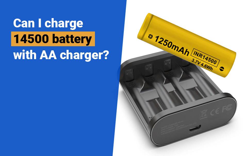 Can I charge 14500 battery with AA charger? 18650 vs 14500 Battery
