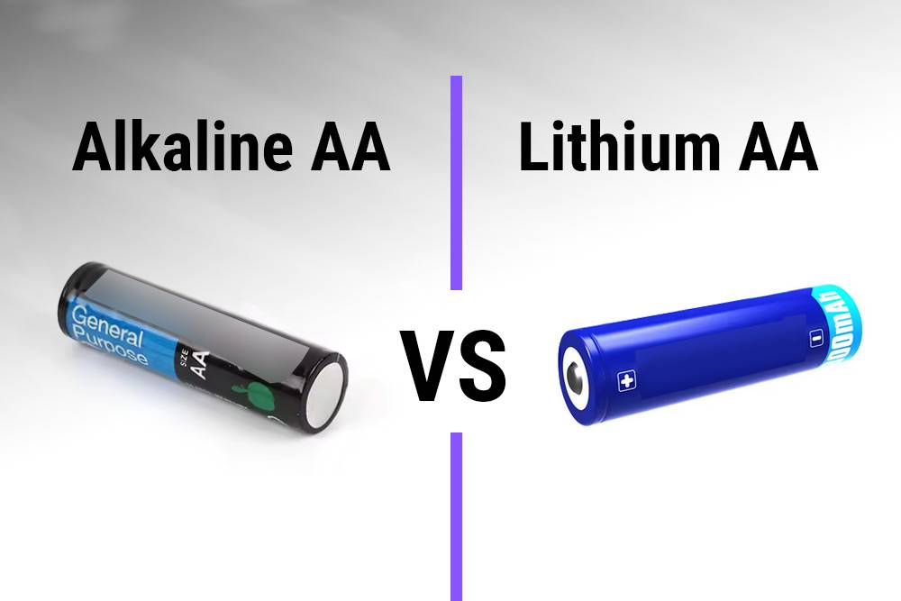 Alkaline AA vs Lithium AA Batteries Comprehensive Guide, Comparison of Alkaline and Lithium AA Batteries