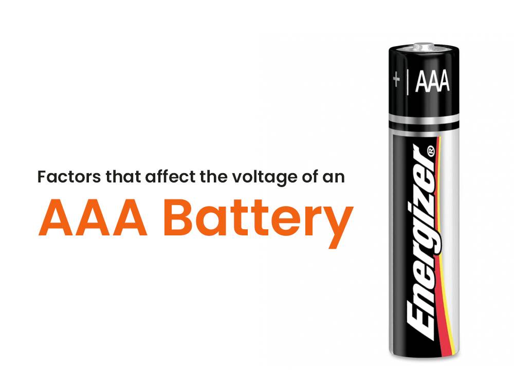 The voltage in an AAA battery, All You Need to Know, Factors that affect the voltage of an AAA battery, Energizer AAA