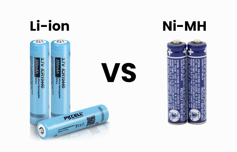 Li-ion vs Ni-MH Batteries: A Comparison of Performance