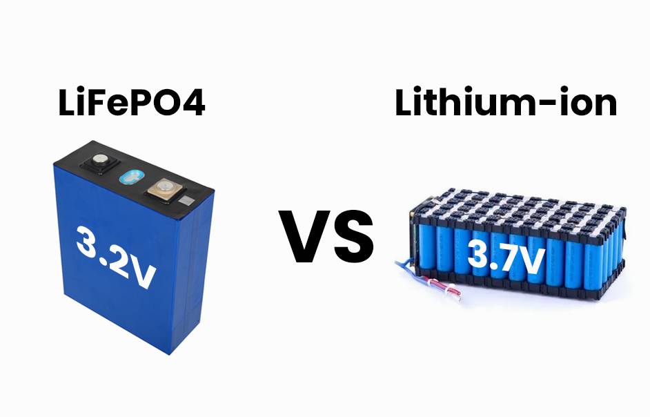 LiFePO4 Battery vs Lithium Ion Battery, Comprehensive Guide LiFePO4 vs lithium-ion