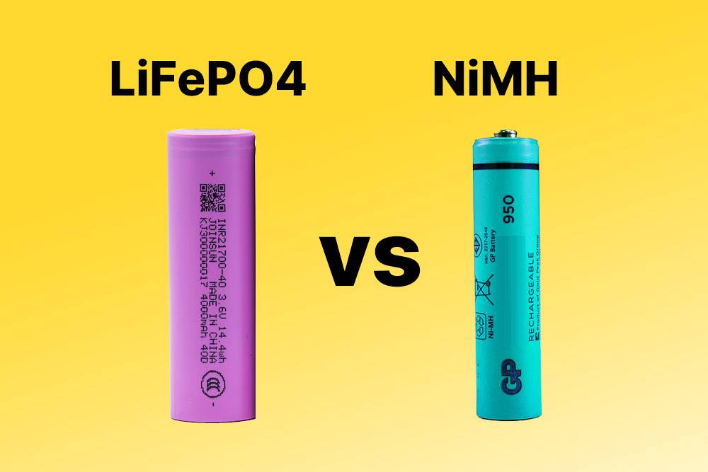 LiFePO4 vs NiMH Comparison of Performance