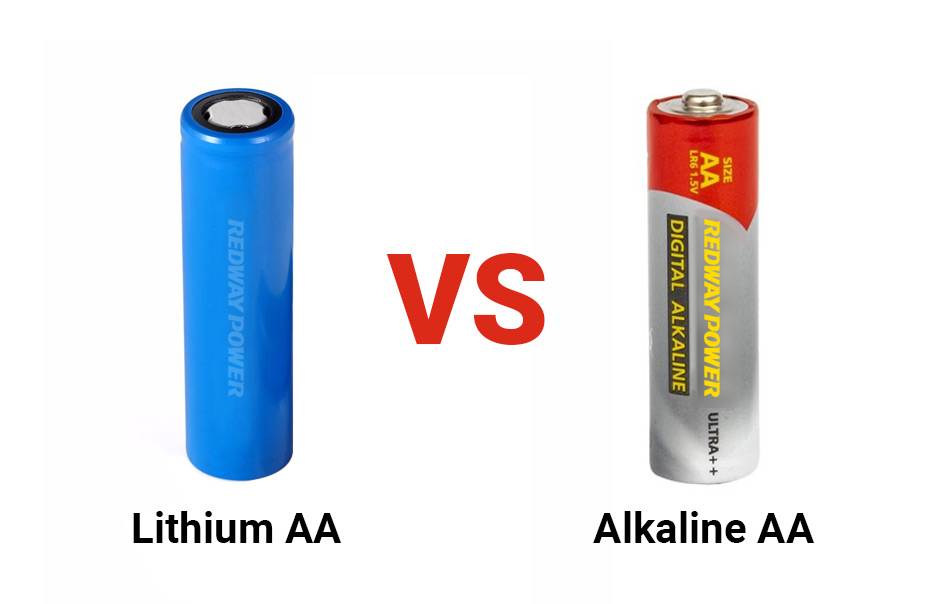 The difference between Lithium and Alkaline batteries