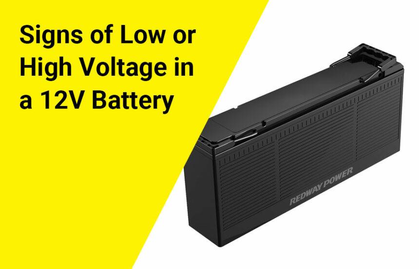 Quelle tension une batterie 12V doitelle lire ? Redway Power™
