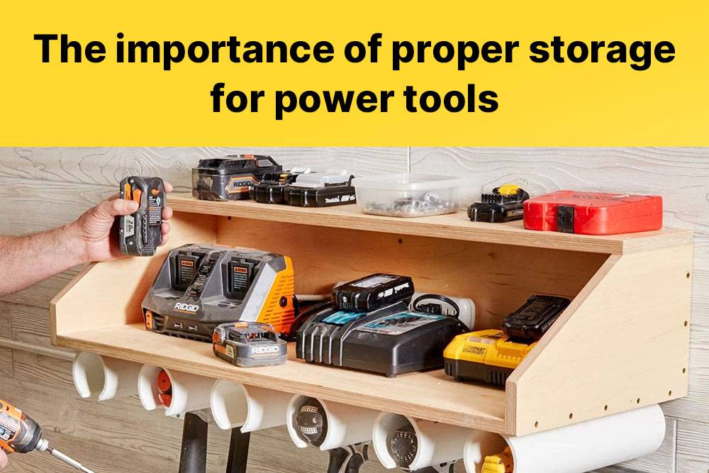 The importance of proper storage for power tools, Should I store drill with battery attached?