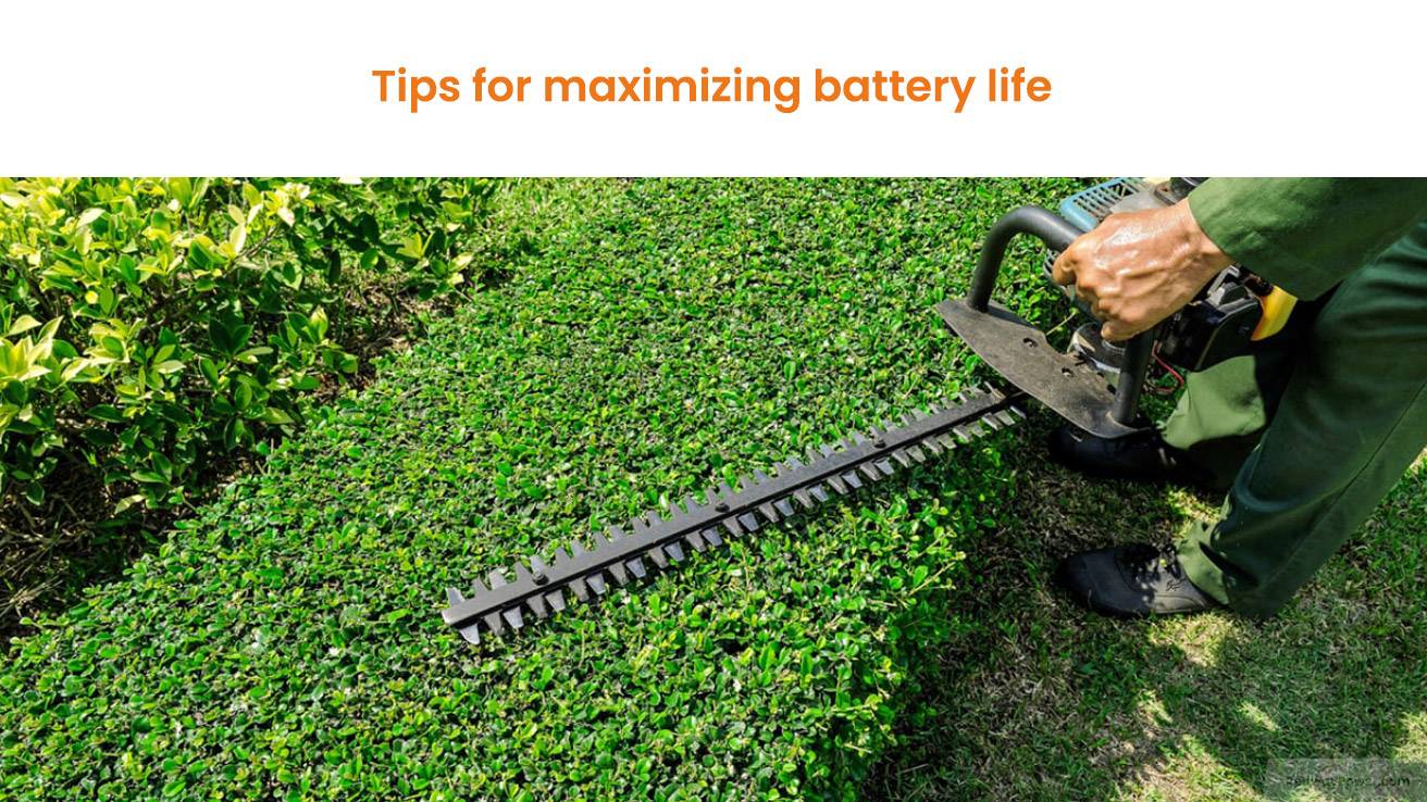 Tips for maximizing battery life