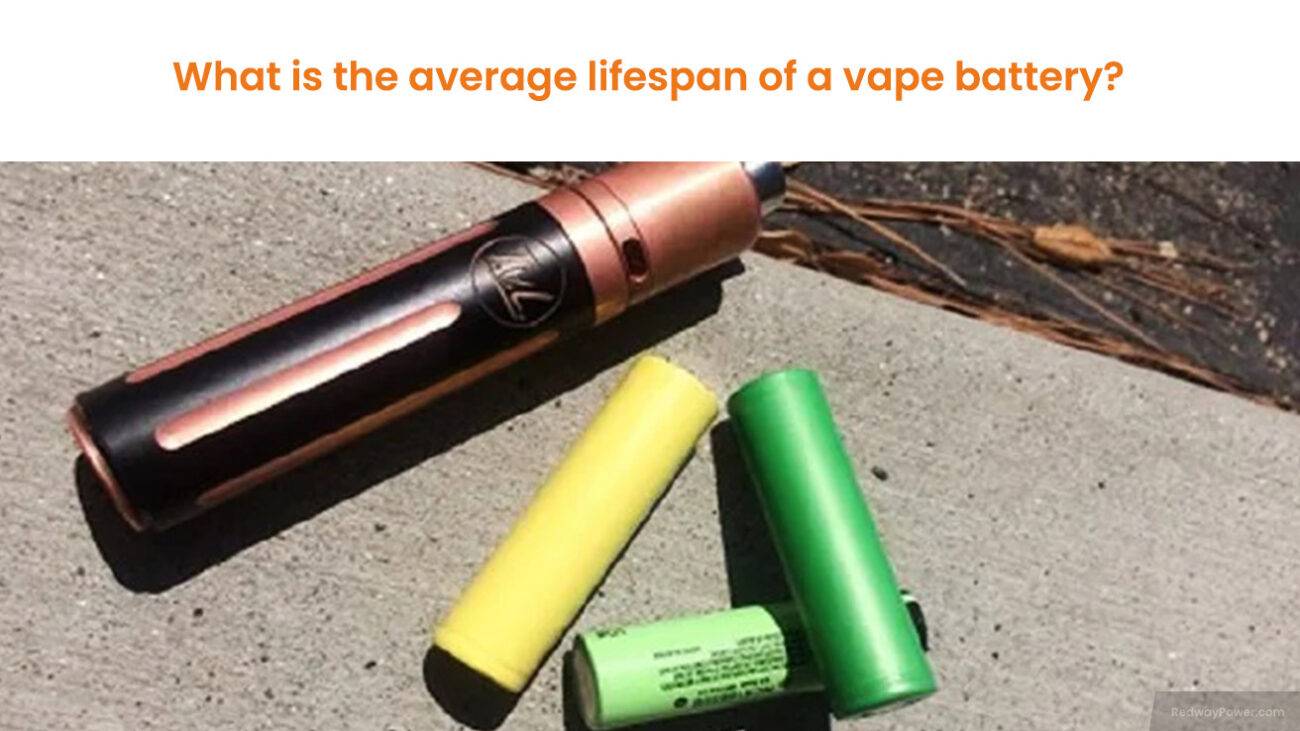 What is the average lifespan of a vape battery?
