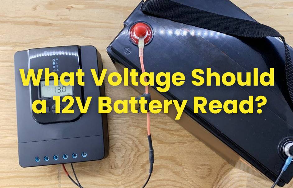 What voltage should a 12V battery read?