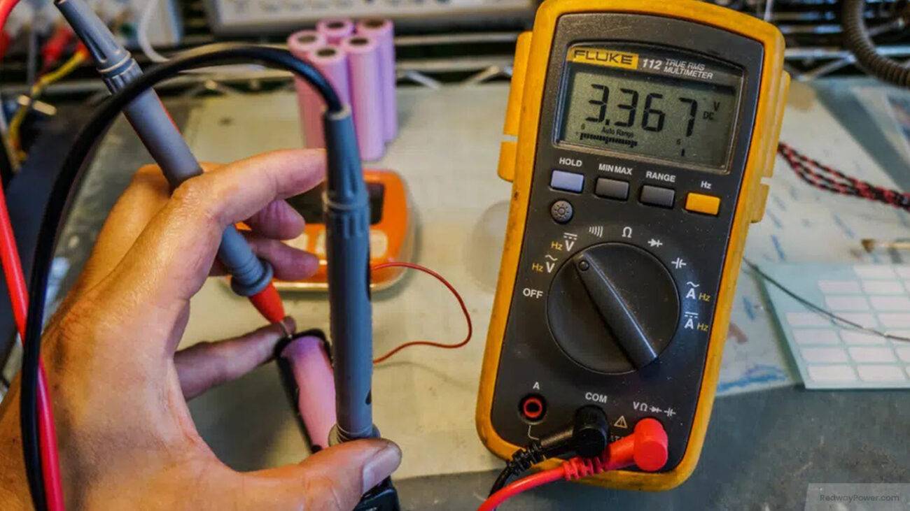 How do you check battery testing?
