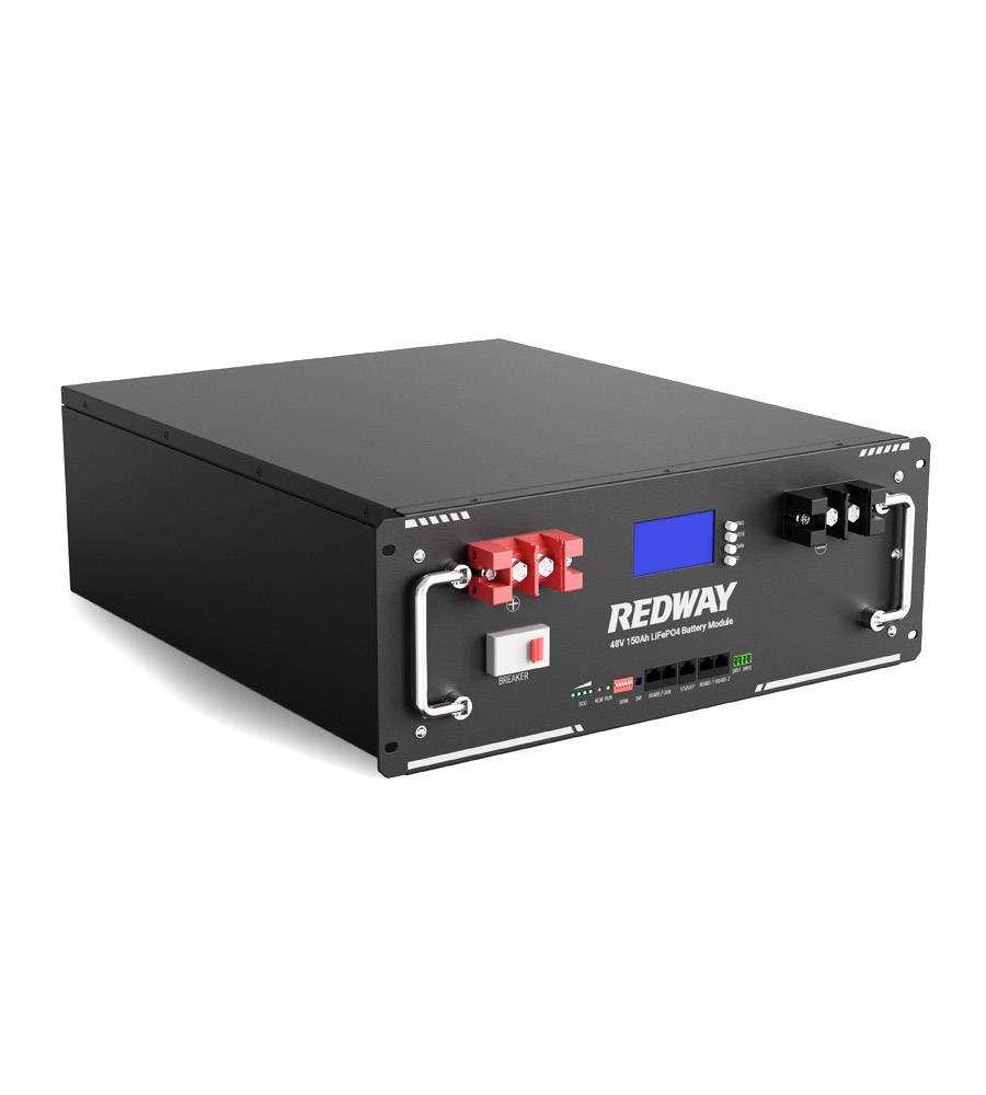 telecom battery 48v 150ah server rack lithium snmp redway