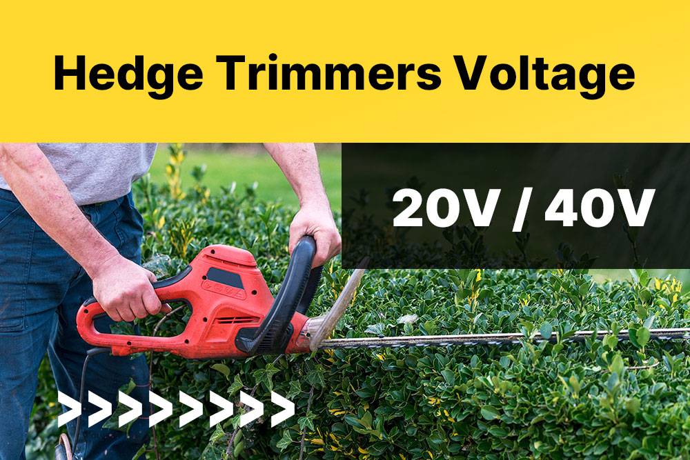 hedge trimmers voltage, 20V vs 40V Hedge Trimmer