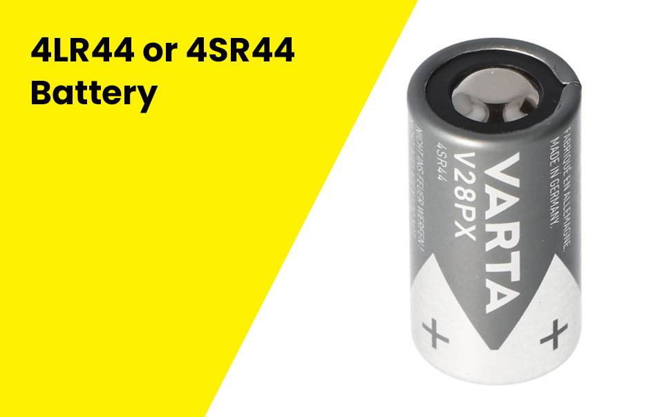 4LR44 or 4SR44 battery
