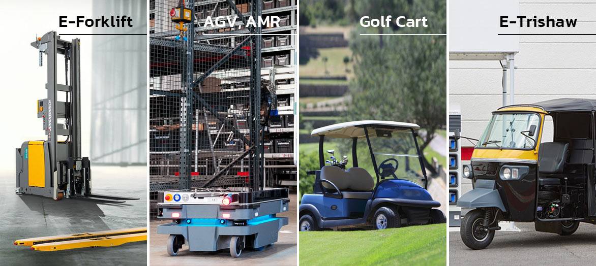 60v 100ah lifepo4 battery used for forklift agv amr and golf cart