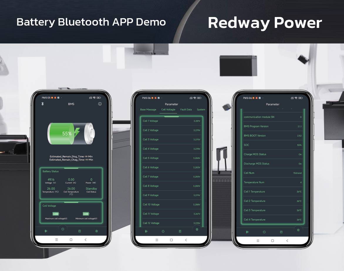 60v 50ah app lithium battery bluetooth