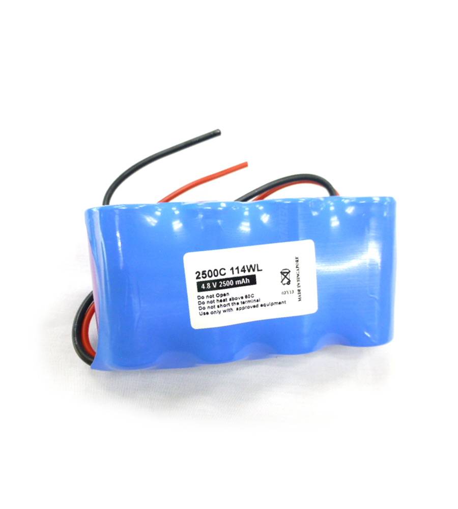 Emergency Light litium battery 4.8V 2500mah 18650