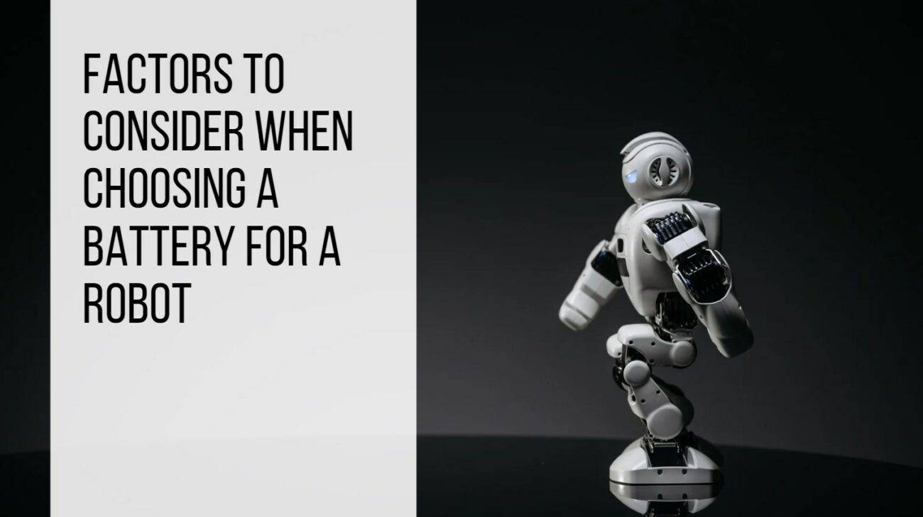What Kind of Batteries Do Robots Use and Why? - Redway Power™