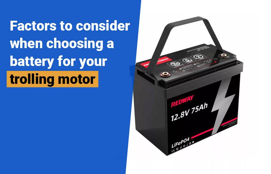 Can I Use A Car Battery For A Trolling Motor,Factors to consider when choosing a battery for your trolling motor 12v 75ah lfp lifepo4