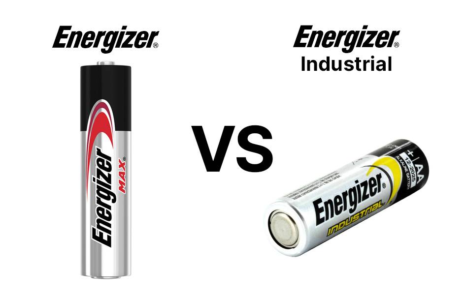 What is the difference between Energizer and Energizer industrial batteries?