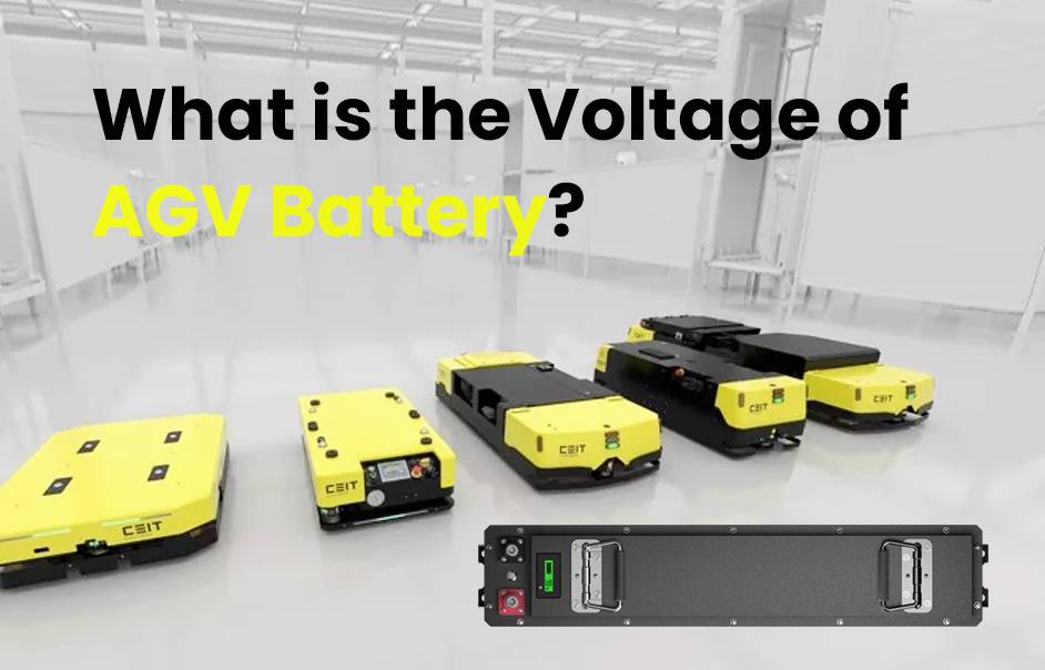 What is the voltage of AGV battery?