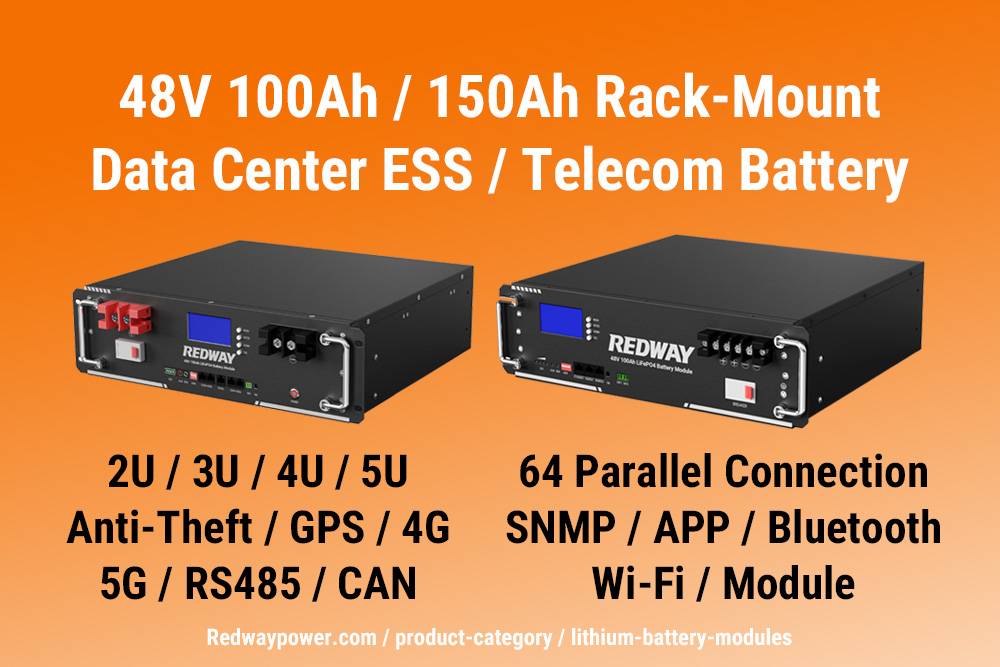 48V100Ah 48V150Ah Rack-Mount Battery module, snmp, gps, anti-theft,Telecom 