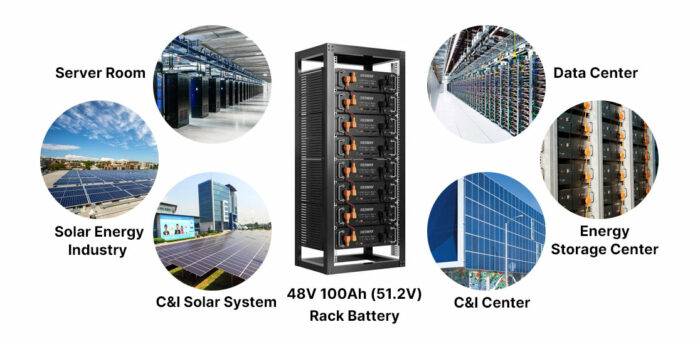 48V/51.2V 100Ah 5kWh Server Rack Batteries, Rack Batteries