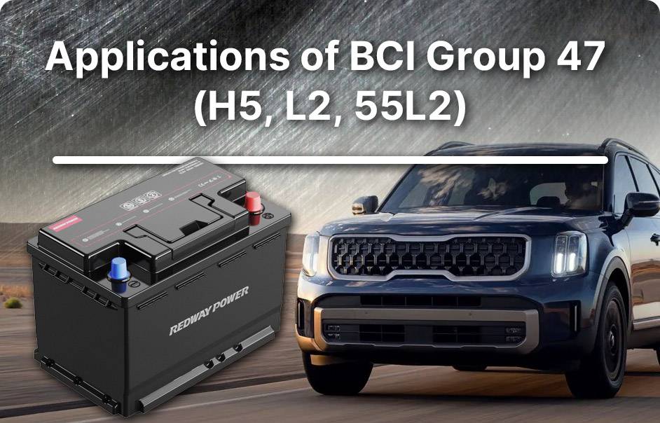 BCI Group 47 (H5, L2, 55L2) Batteries, The Complete Guide, Applications of BCI Group 47 (H5, L2, 55L2) Batteries