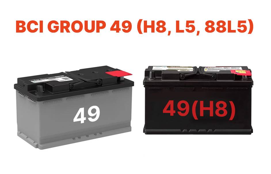 BCI Group 49 (H8, L5, 88L5) Batteries Full Coverage