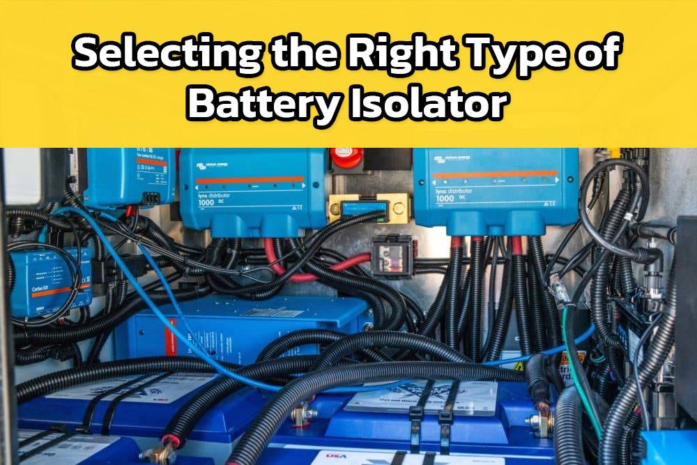 Selecting the Right Type of Battery Isolator