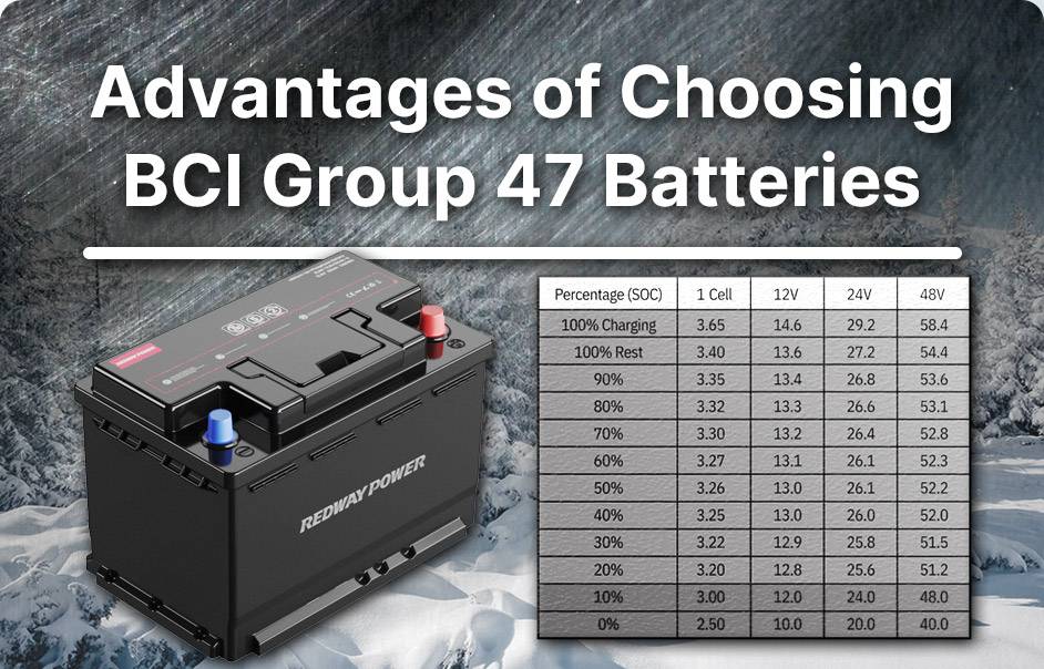 BCI Group 47 (H5, L2, 55L2) Batteries, The Complete Guide, What are the advantages of choosing BCI Group 47 batteries over other battery sizes?