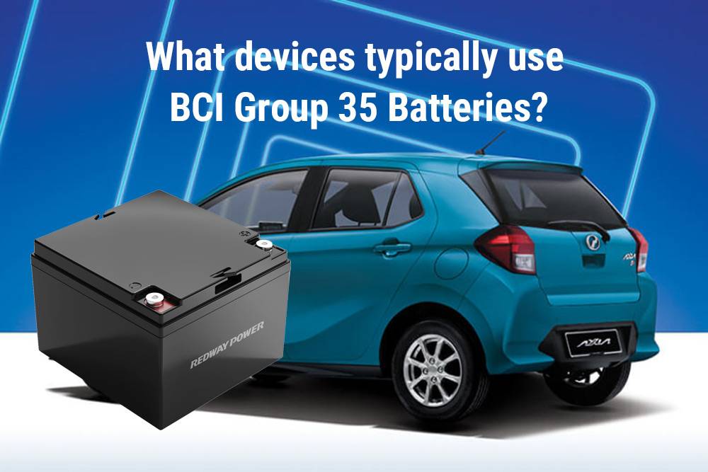 What devices typically use BCI Group 35 Batteries?