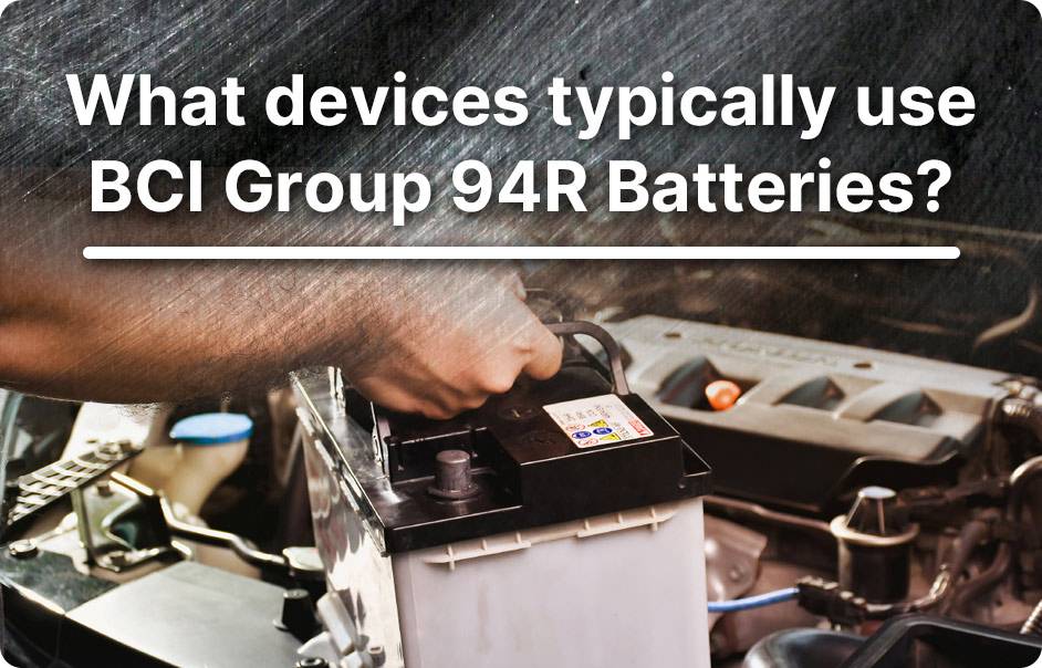 use BCI Group 94R Batteries , What devices typically use BCI Group 94R Batteries?
