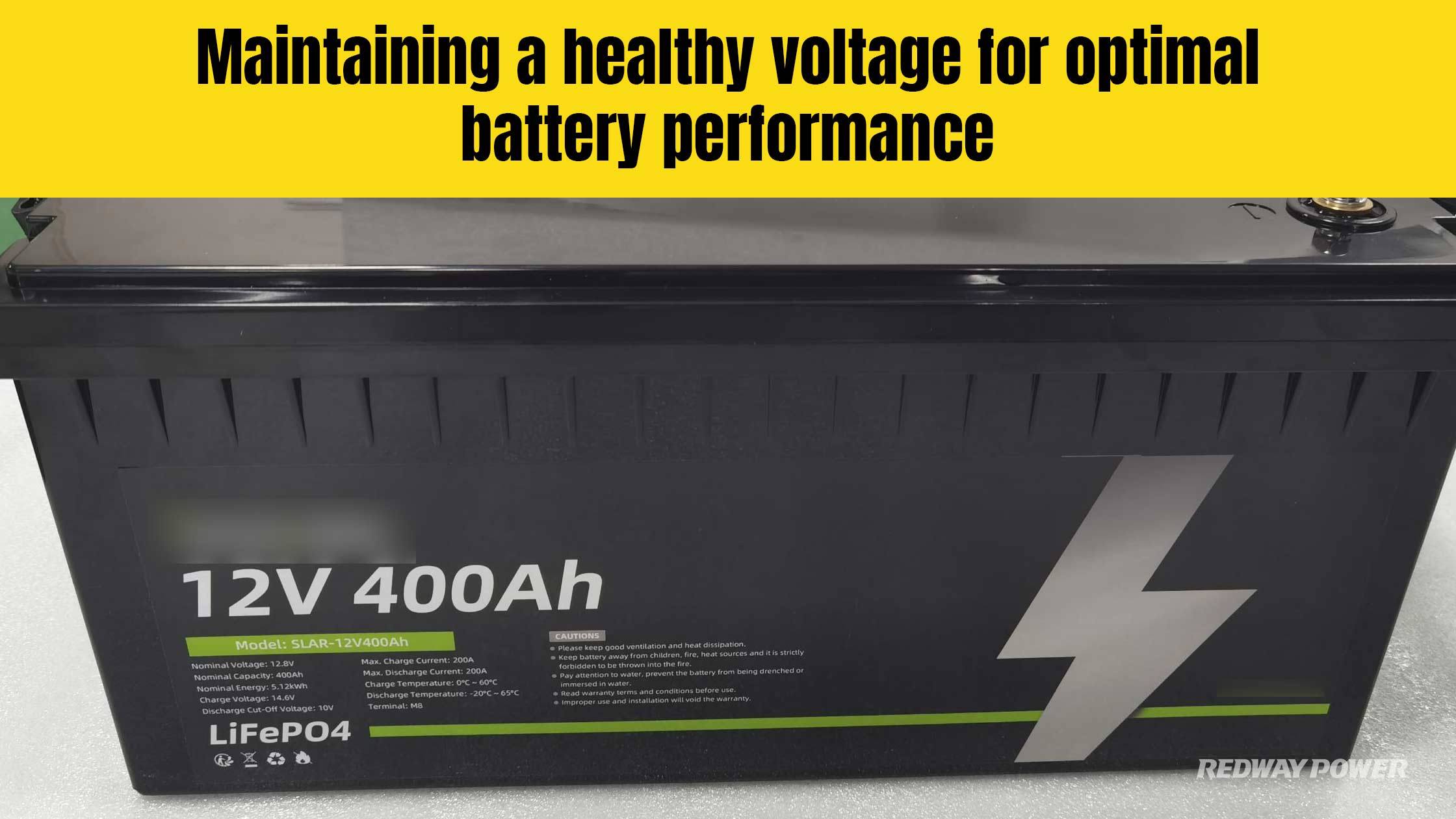 12V 400Ah LiFePO4 Battery Factory redway, What Is A Good 12V Battery Voltage?