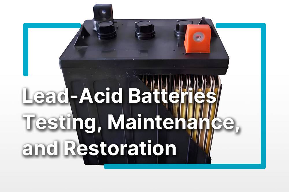 A Comprehensive Guide to Lead-Acid Batteries: Understanding, Testing, Maintenance, and Restoration