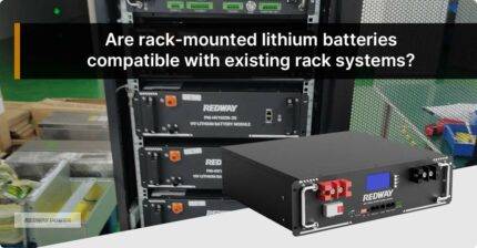 Lithium Battery Storage Racking Rack Mounted Lithium Batteries OEM Factory - Redway Power™