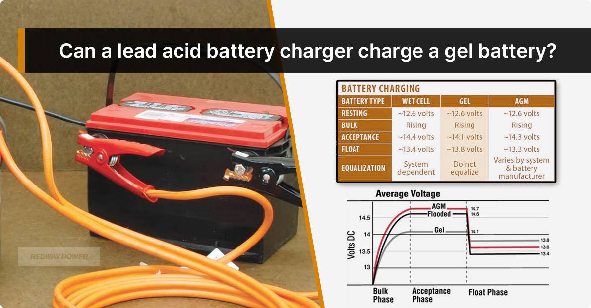 Can a lead acid battery charger charge a gel battery? AGM vs GEL