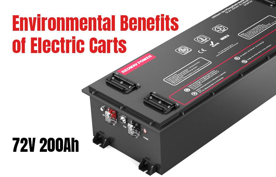 Environmental Benefits of Electric Carts, Battery Golf Cart vs Gas Golf Cart
