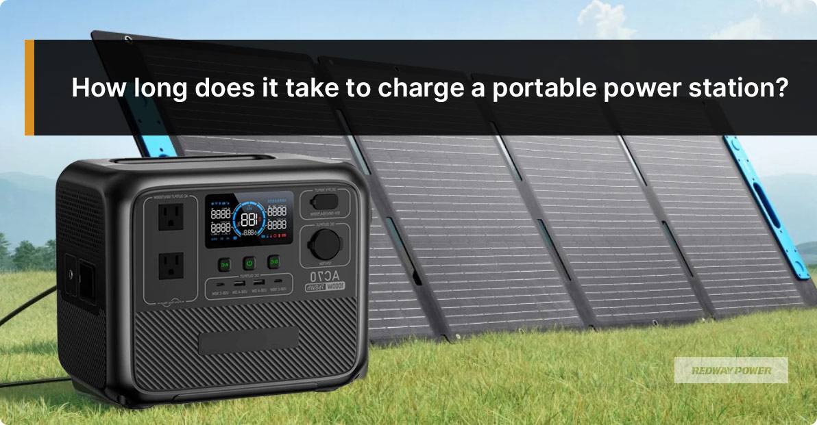How long does it take to charge a portable power station?