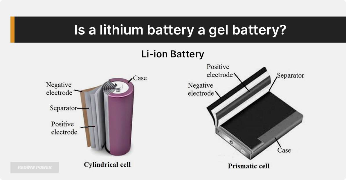 Is a lithium battery a gel battery? Gel vs Lead-Acid