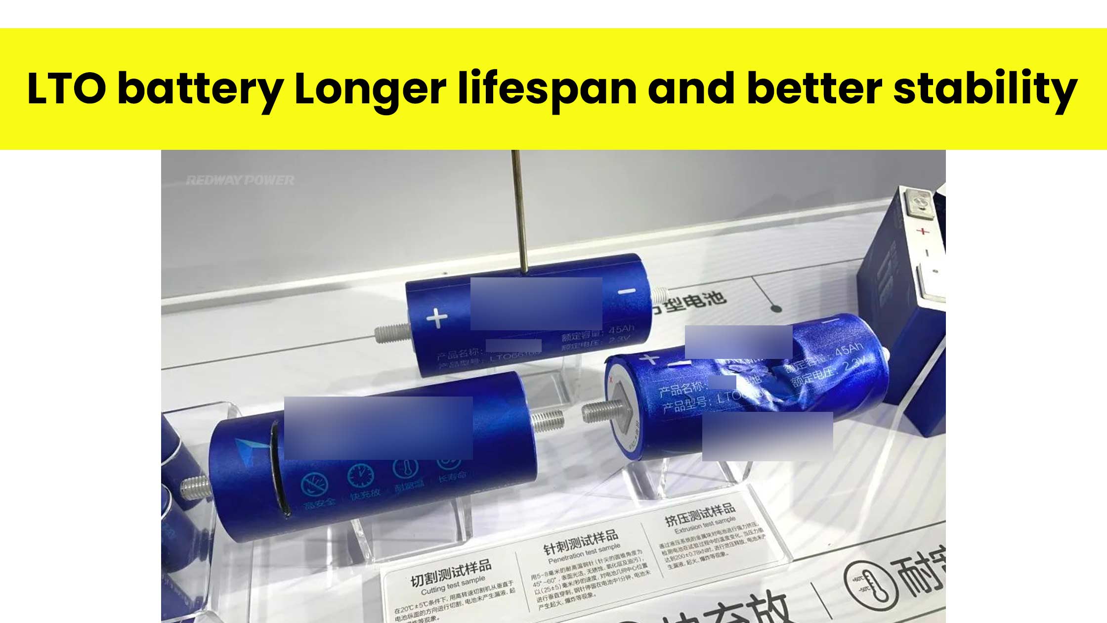 LTO battery Longer lifespan and better stability