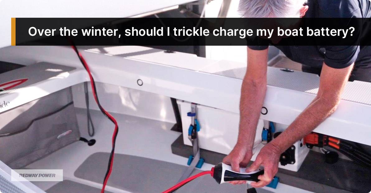 Over the winter, should I trickle charge my boat battery?