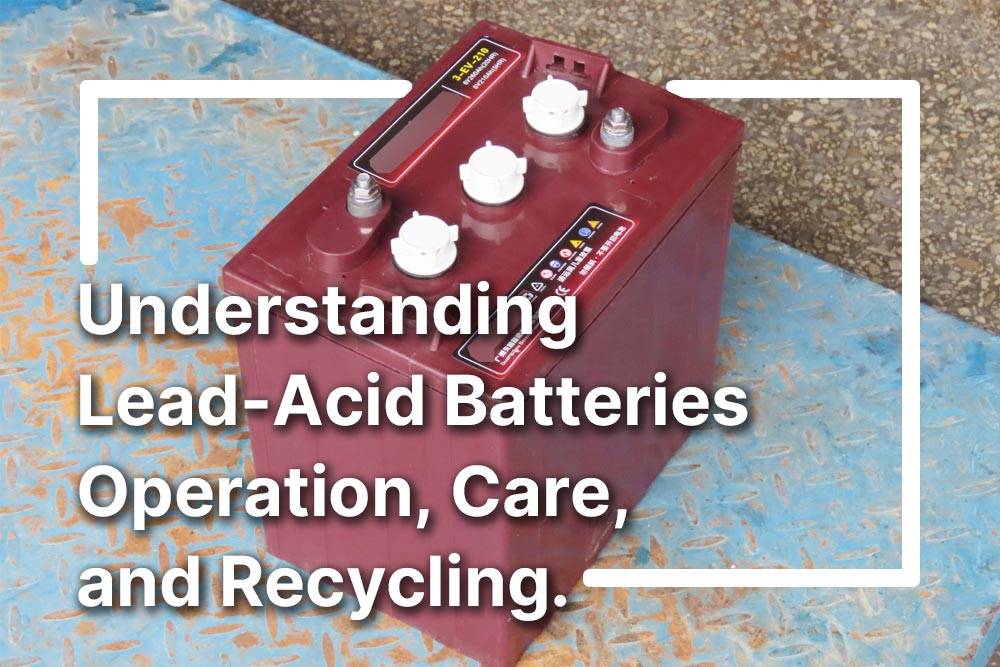 Understanding Lead-Acid Batteries: Operation, Care, and Recycling