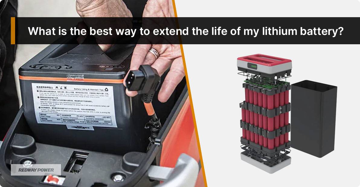 What is the best way to extend the life of my lithium battery?
