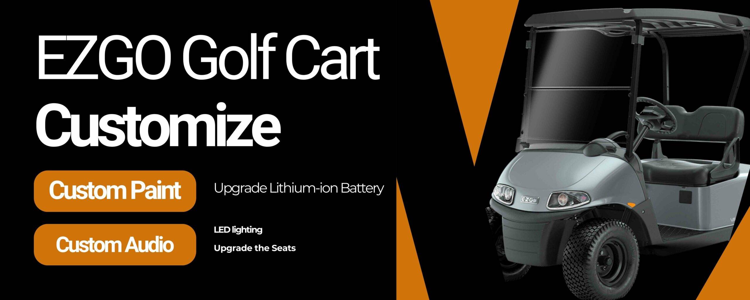 How Can I Customize and Personalize My EZGO Golf Cart? redway golf cart lithium battery