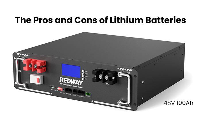 The Pros and Cons of Lithium Batteries, 48v 100ah rack server battery lifepo4 snmp tacp active balance